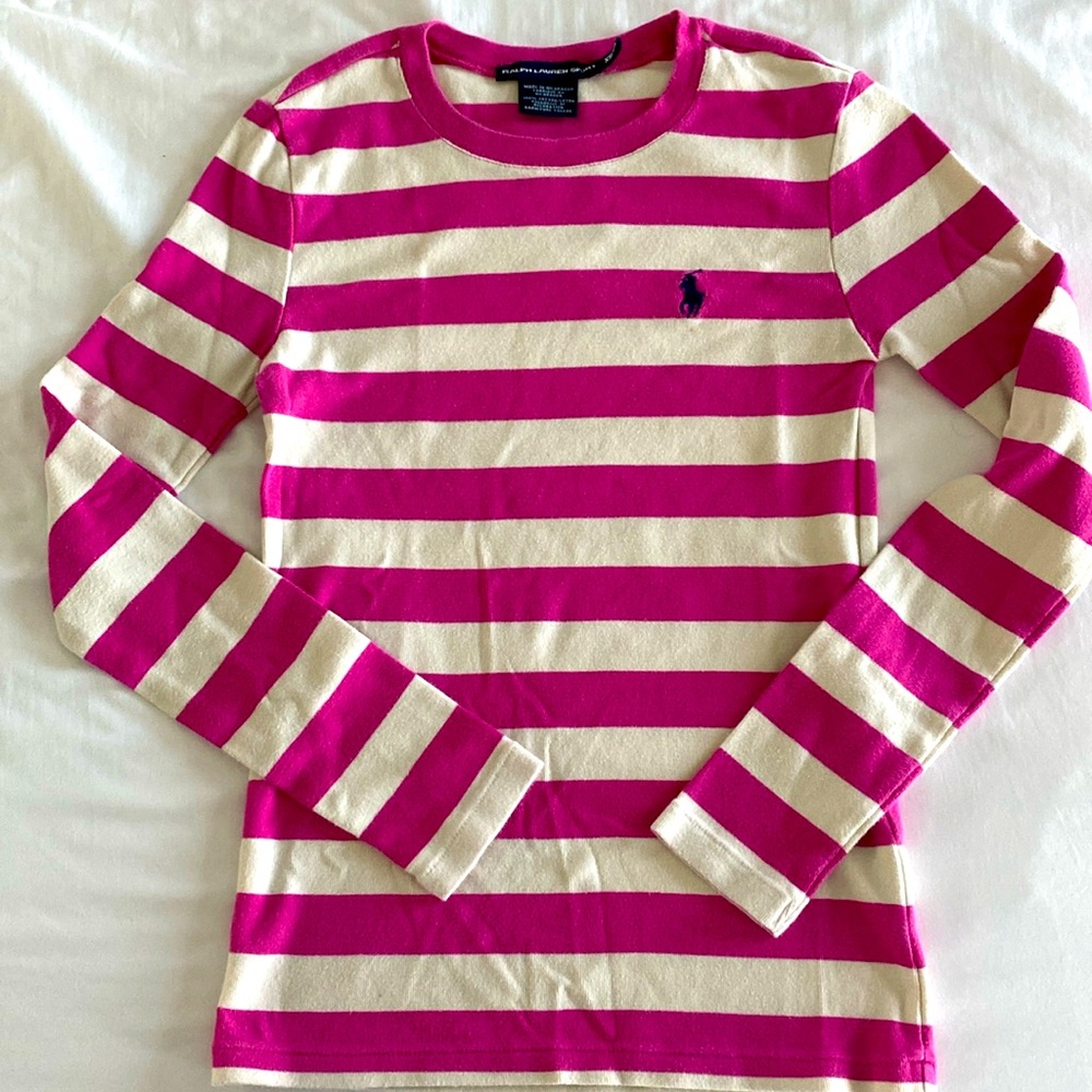 Ralph Lauren Sport Striped Long Sleeve Tee